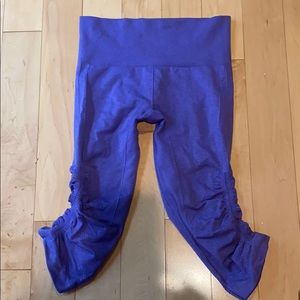 Lululemon purple cropped leggings - size 4